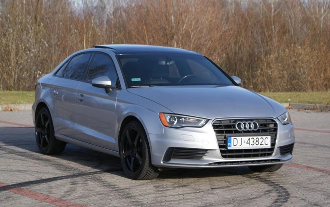 Audi A3 cena 61900 przebieg: 189000, rok produkcji 2015 z Góra małe 254